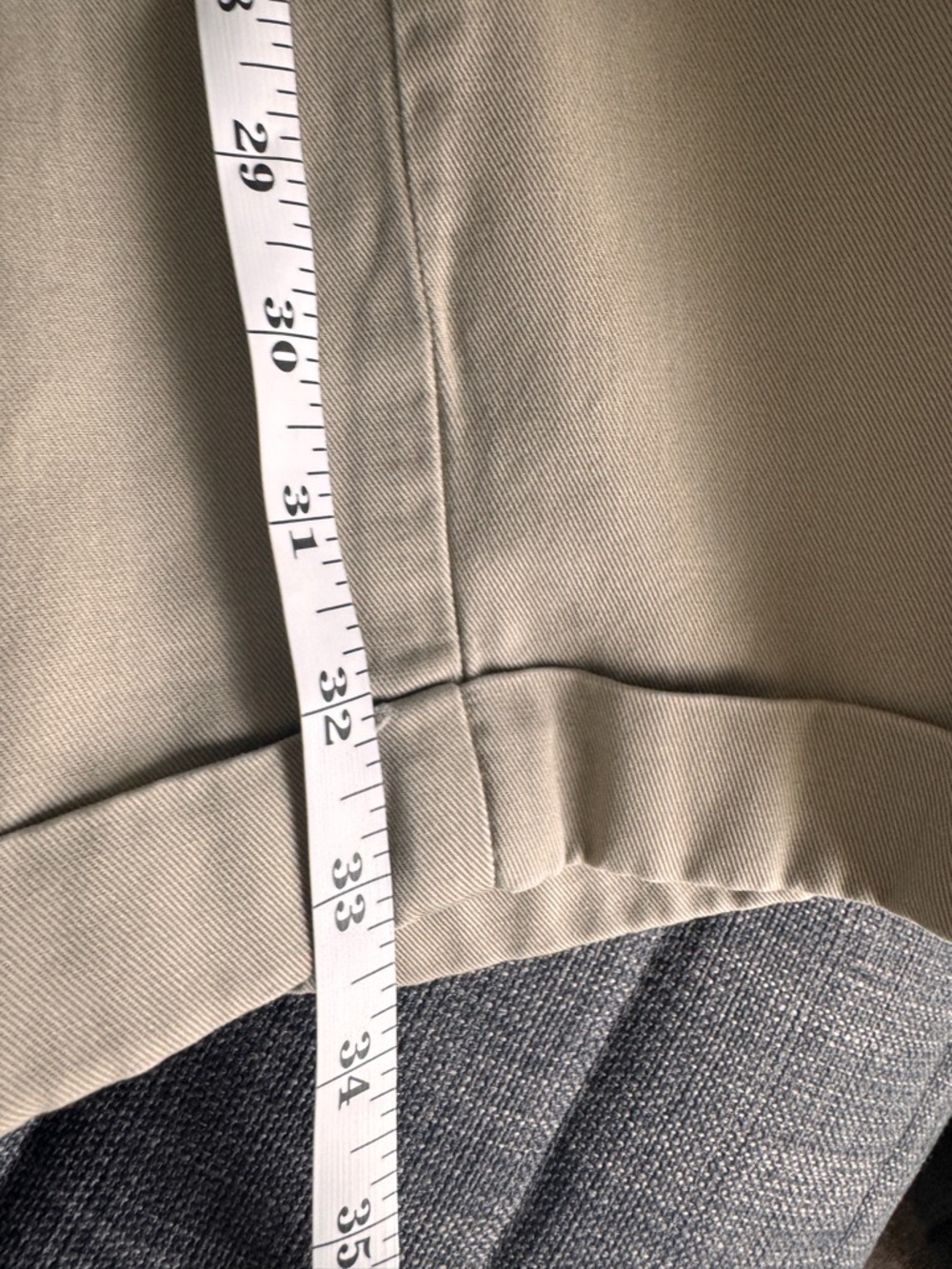 Men's 36x34 Duck Head Pleated Khaki Pants - Picture 5 of 6